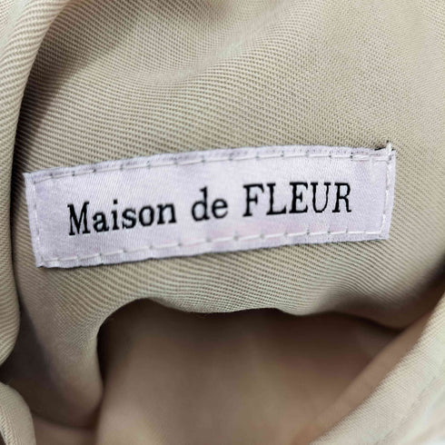 メゾンドフルール Maison de FLEUR フリルデザイン トートバッグ レディース
