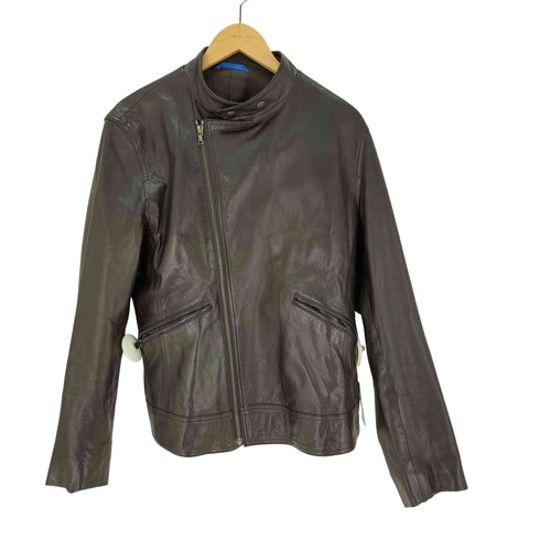 ポールスミス Paul Smith 羊革 スタンドカラー ダブルライダース メンズ import:M