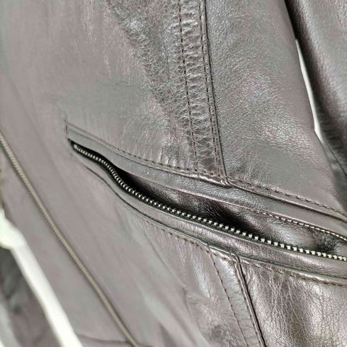 ポールスミス Paul Smith 羊革 スタンドカラー ダブルライダース メンズ import:M
