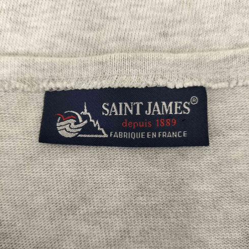 セントジェームス SAINT JAMES ボートネック コットン 半袖Tシャツ レディース XXS