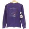 オーシャンパシフィック Ocean Pacific 80s USA製 裾シングルステッチ ウインドサーフィン 袖プリント クルーネック 長袖Tシャツ レディース import:S