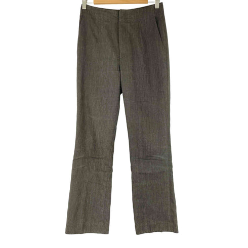 ユナイテッドアローズ UNITED ARROWS リネン混 バックスリットブーツカットパンツ レディース JPN:36