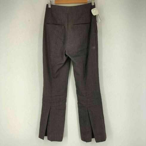 ユナイテッドアローズ UNITED ARROWS リネン混 バックスリットブーツカットパンツ レディース JPN:36