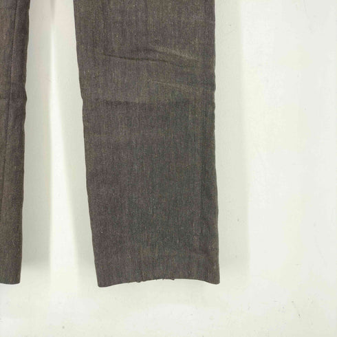 ユナイテッドアローズ UNITED ARROWS リネン混 バックスリットブーツカットパンツ レディース JPN:36