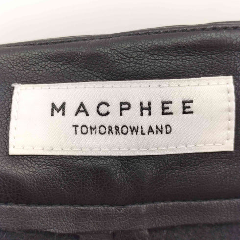 トゥモローランド TOMORROWLAND MACPHEE レザーライク ワイドフレアパンツ レディース JPN:36