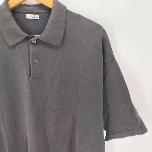 スティーブンアラン Steven Alan 60ハイツイスト ショートスリーブニットポロシャツ メンズ L