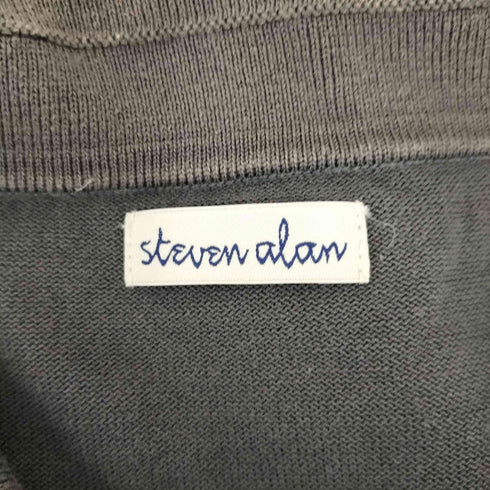 スティーブンアラン Steven Alan 60ハイツイスト ショートスリーブニットポロシャツ メンズ L