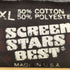 スクリーンスターズ SCREEN STARS 90s USA製 裾袖シングルステッチ NATURAL HISTORY 恐竜プリント クルーネックTシャツ メンズ import:XL