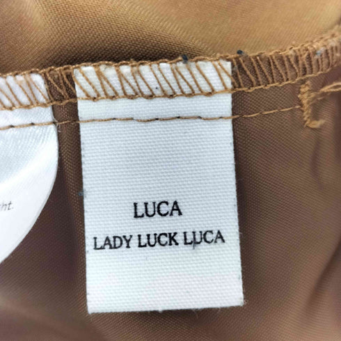 レディラックルカ LADY LUCK LUCA ウエストゴム センタープレス テーパードパンツ レディース 36