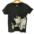 デザインティーシャツストアグラニフ Design Tshirts Store graniph 鬼子母猫百号 半袖Tシャツ レディース JPN:XS