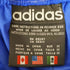 アディダス adidas 80~90s 万国旗タグ ロゴ刺繍 スリ―ライン ナイロンパンツ メンズ M
