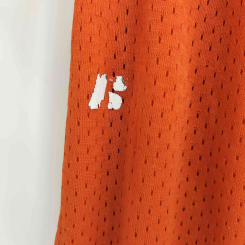 ラッセルアスレチック RUSSELL ATHLETIC 90s カレッジプリント メッシュ バスケパンツ バスパン メンズ JPN:M