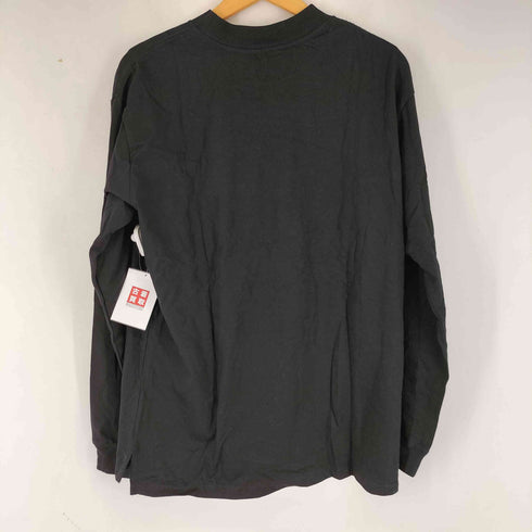 グラニフ graniph 猫 月の満ち欠け ロングTシャツ レディース JPN:M