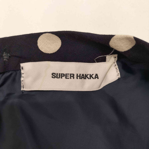 スーパーハッカ SUPER HAKKA コットン ドットワンピース レディース