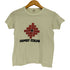 ヘインズ Hanes 70s USA製 三角タグ 裾袖シングルステッチ 企業ロゴプリント クルーネックTシャツ レディース import:L