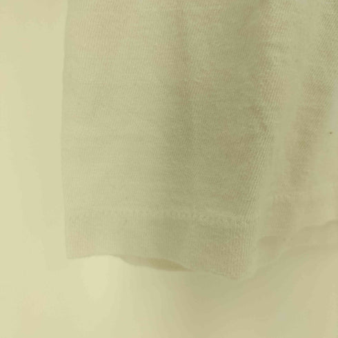 ヘインズ Hanes 70s USA製 三角タグ 裾袖シングルステッチ 企業ロゴプリント クルーネックTシャツ レディース import:L