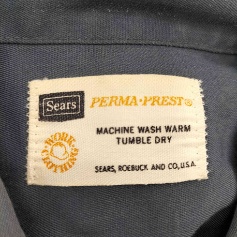 シアーズ Sears 60-70S USA製 S/S ワーク シャツ メンズ