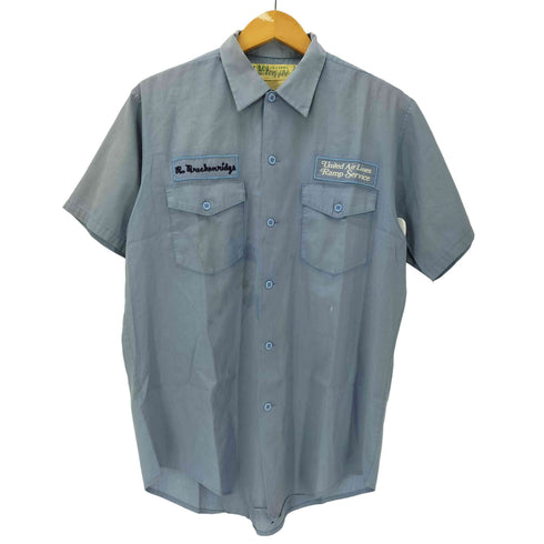 リー Lee 60-70S USA製 UNION MADE ユニオンメイド S/S ワーク シャツ メンズ import:M