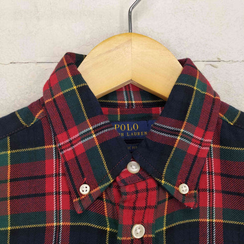 ポロラルフローレン POLO RALPH LAUREN CLASSIC FIT タータンチェック ボタンダウンシャツ メンズ import:S