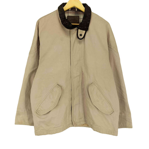 New River Co. 襟レザー ハンティングジャケット メンズ