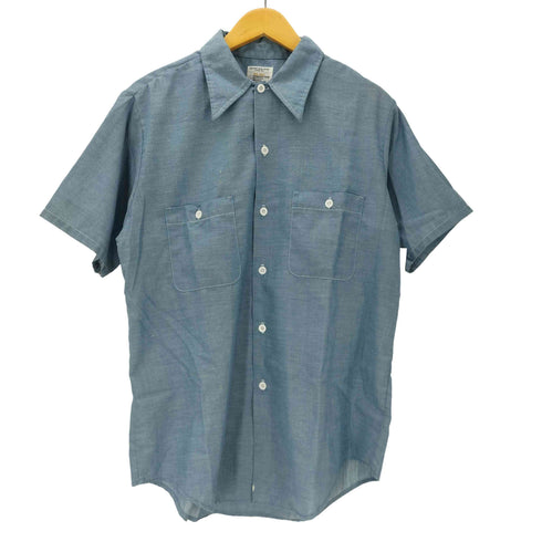 ビッグマックジェイシーペニー BIG MAC JCPenney 70S シャンブレー S/S ワーク シャツ メンズ