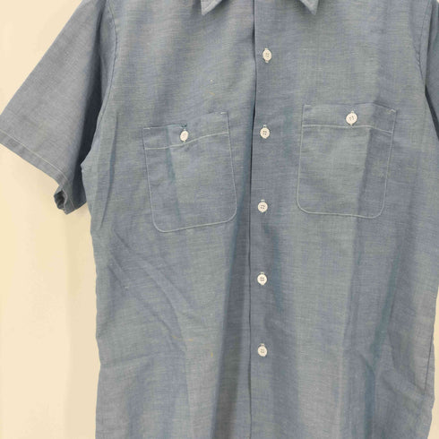 ビッグマックジェイシーペニー BIG MAC JCPenney 70S シャンブレー S/S ワーク シャツ メンズ