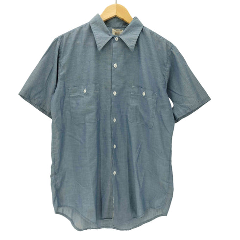 ビッグマックジェイシーペニー BIG MAC JCPenney 70S シャンブレー S/S ワーク シャツ メンズ