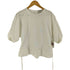 コス COS BELTED PUFF SLEEVE BLOUSE ベルテッド パフ スリーブ ブラウス レディース 32
