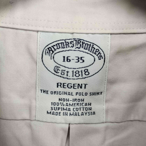 ブルックスブラザーズ BROOKS BROTHERS REGENT ロングスリーブ ボタンダウン シャツ メンズ 16