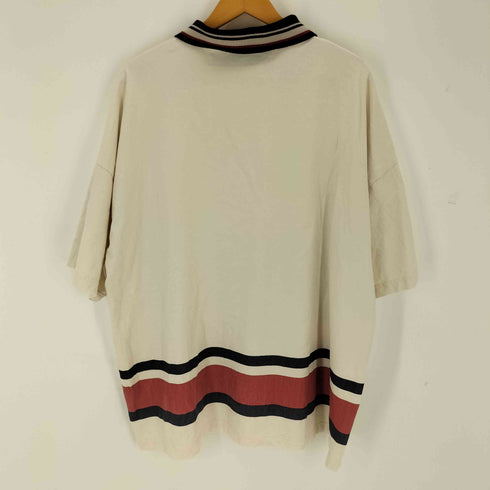 オープンワイワイ OPEN YY Embroidered Cotton Jersey Polo コットンジャージーポロシャツ メンズ S/M