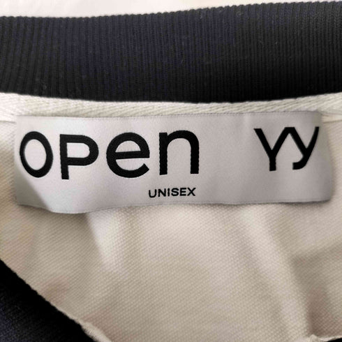 オープンワイワイ OPEN YY Embroidered Cotton Jersey Polo コットンジャージーポロシャツ メンズ S/M