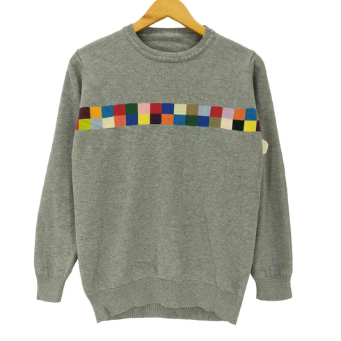 ユニフォームエクスペリメント uniform experiment 19SS COLOR CHART CREW NECK KNIT カラー チャート クルーネック ニット メンズ
