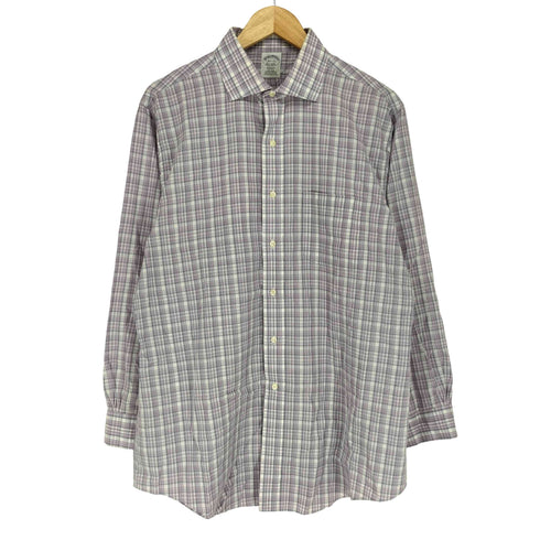 ブルックスブラザーズ BROOKS BROTHERS REGENT チェック ロングスリーブ シャツ メンズ 16 1/2