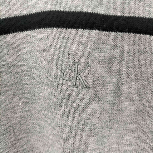 カルバンクライン CALVIN KLEIN マルチストライプセーター メンズ L