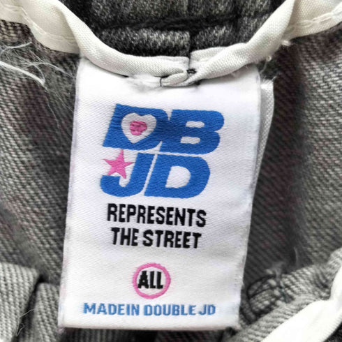 DOUBLE DJ ダブルディージェイ デニムワイドハーフパンツ メンズ