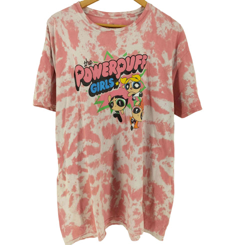 タイダイ柄 キャラクター プリントTシャツ メンズ import:XL