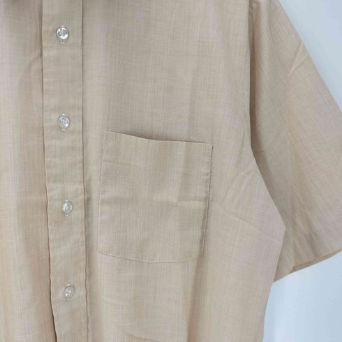 アロー ARROW DECTON 70-80S USA製 S/S シアー ドレス シャツ 襟芯 メンズ
