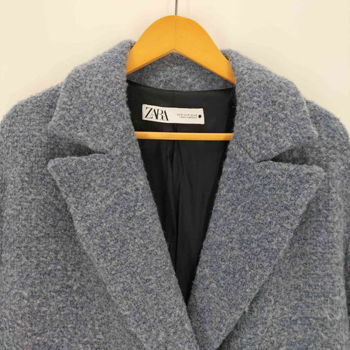 ザラ ZARA ブークレロングコート レディース M