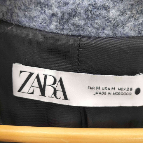 ザラ ZARA ブークレロングコート レディース M