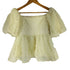 ルエレ Louere 2WAY フラワーチュールペプラムトップス レディース JPN:S