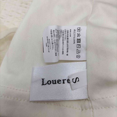 ルエレ Louere 2WAY フラワーチュールペプラムトップス レディース JPN:S
