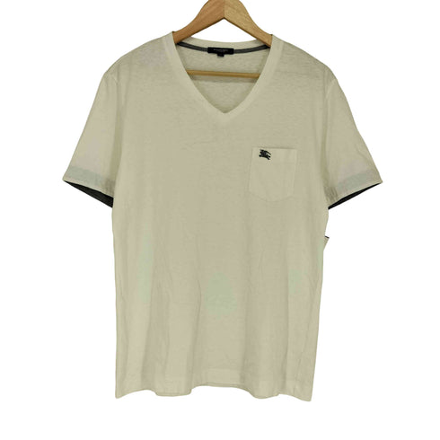 バーバリーロンドン BURBERRY LONDON ホースロゴ Vネック ポケットTシャツ メンズ JPN:L
