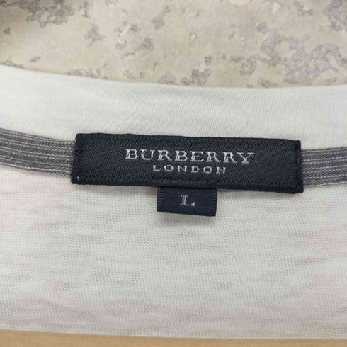 バーバリーロンドン BURBERRY LONDON ホースロゴ Vネック ポケットTシャツ メンズ JPN:L