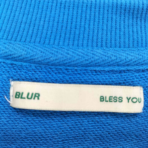 BLUR ブラー ロゴワッペン 襟付き スウェット トレーナー メンズ 1