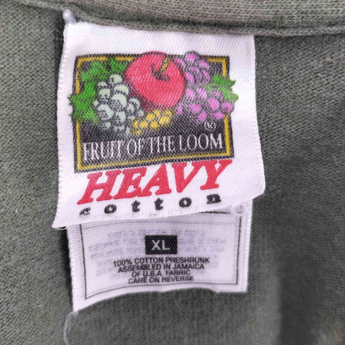 FRUIT OF THE LOOM ボディ 90-00S ヒップホップレーベル 両面 プリント S/S Tシャツ メンズ import:XL