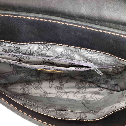 ヴィヴィアンウエストウッド Vivienne Westwood Dolce Vita Tassel Clutch ドルチェ・ヴィータ タッセル クラッチ オーブロゴ レザー ショルダーバッグ レディース