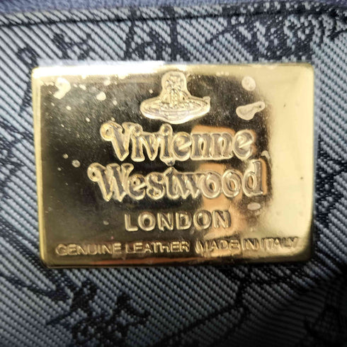 ヴィヴィアンウエストウッド Vivienne Westwood Dolce Vita Tassel Clutch ドルチェ・ヴィータ タッセル クラッチ オーブロゴ レザー ショルダーバッグ レディース