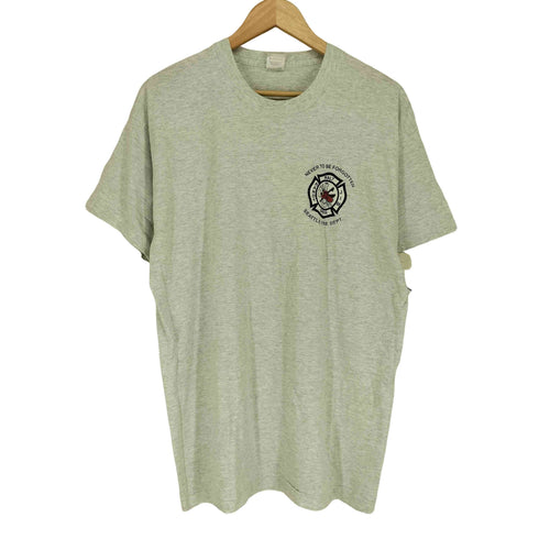 フルーツオブザルーム FRUIT OF THE LOOM MADE IN USA クルーネックTシャツ 消防士 メンズ JPN:XL