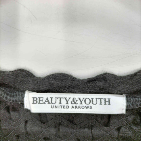 ビューティーアンドユースユナイテッドアローズ BEAUTY & YOUTH UNITED ARROWS シャーリングクルーネックTシャツ レディース