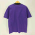 チャンピオン Champion 80-90S USA製 青刺繍タグ ロゴ プリント 袖 目あり Tシャツ 袖シングル メンズ import:L